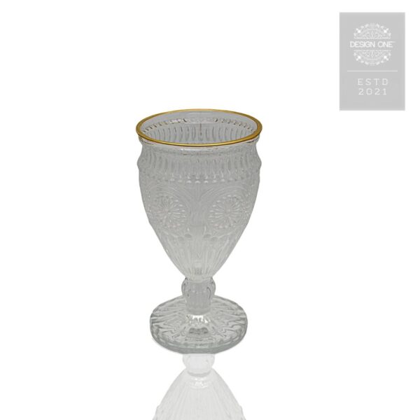 Gold Rim Antique Clear