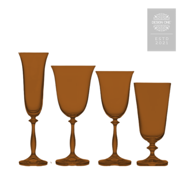 Dark Amber Grace Glassware