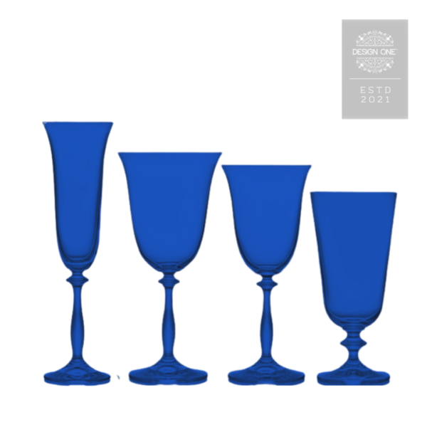 Dark Blue Grace Glassware