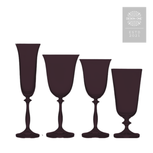 Dark Purple Grace Glassware